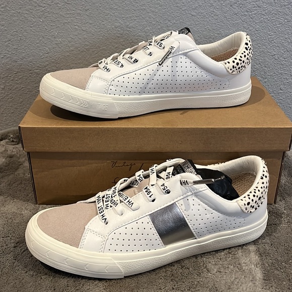 dina perforated sneaker vintage havana